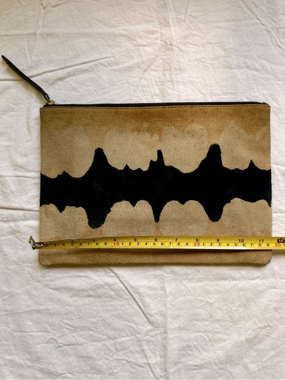 Tan and Black Suede handbag